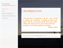 Tablet Screenshot of davidelpern.com